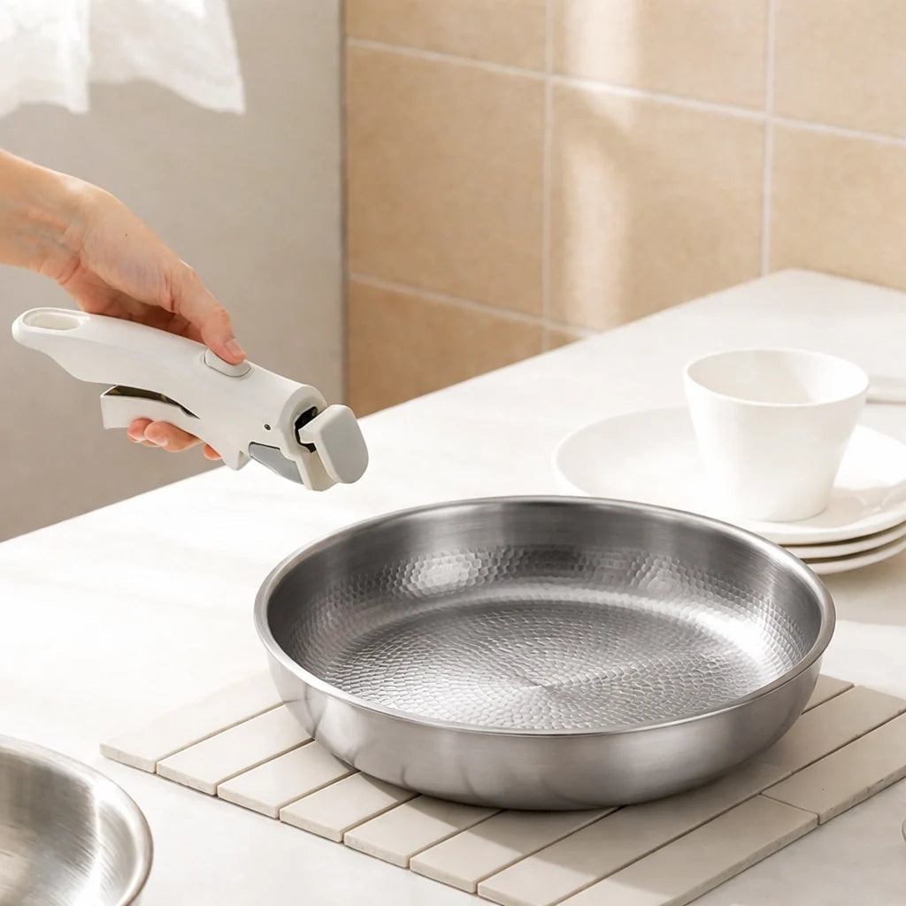 TitaneX® - Pan with Removable Handle