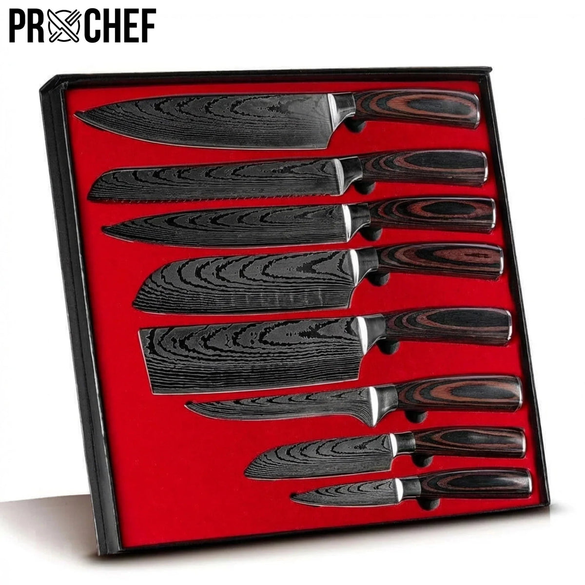 8-Piece Japanese Knife Set - ProChef®