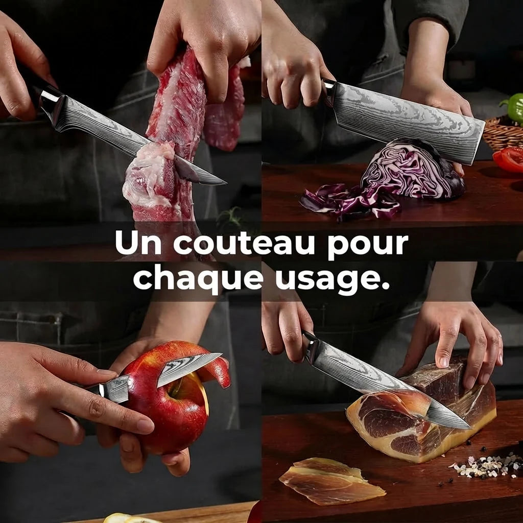 8-Piece Japanese Knife Set - ProChef®