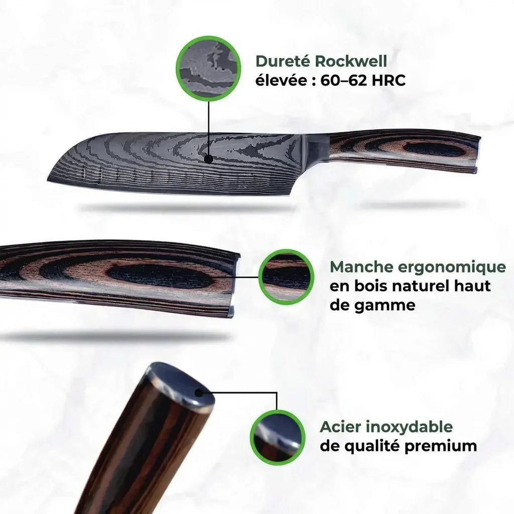 8-Piece Japanese Knife Set - ProChef®